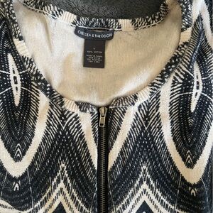 Zip up short sleeve sweater crop top